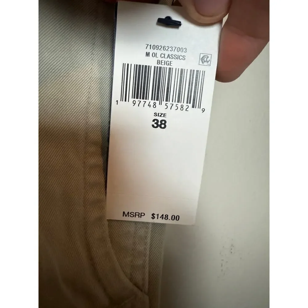 NWT Polo Ralph Lauren Salinger Chino Relaxed Fit Shorts Sz. 38